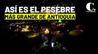 En Santa Elena está el pesebre más grande de Antioquia: recorrido inmersivo entre flores y fe