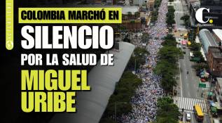 Colombia marchó en silencio por la salud de Miguel Uribe Turbay y en rechazo a la violencia