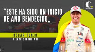 Entrevista al piloto colombiano Óscar Tunjo: “Este ha sido un inicio de año bendecido”