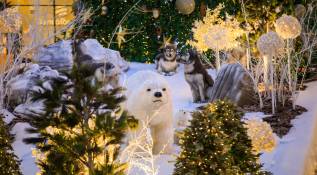 Centro comercial Viva Envigado. Estas iniciativas no solo dinamizan la actividad comercial en uno de los meses más importantes del año, sino que también consolidan a Medellín y su Área Metropolitana, como una de los lugares con mayor espíritu navideño en Colombia Foto: Camilo Suárez Echeverry