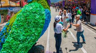 Más de 400 emprendedores y empresarios participaron en la feria que también contó con dos invitados internacionales: la Región Metropolitana de Santiago de Chile y el Estado de Yucatán, que participaron con emprendedores que expusieron productos típicos de sus países. Foto: Esneyder Gutiérrez 