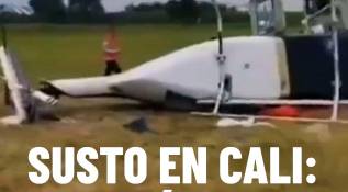 Helicóptero se accidentó en el aeropuerto que sirve a Cali