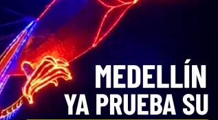 Medellín ensaya su alumbrado navideño y en Envigado ya se puede disfrutar