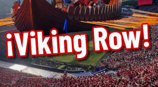 ¡De locos! Miles de hinchas noruegos reman en las gradas del Mundial y se vuelven virales