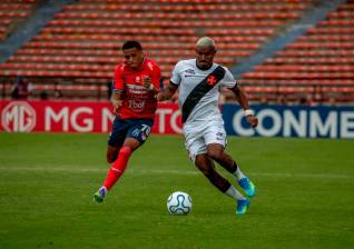 El delantero Juan José Córdoba (#70), quien ha jugado en el Deportivo Cali y el Dinamo de Zagreb, llegó como refuerzo para el DIM para este segundo semestre del año. FOTO JUAN ANTONIO SÁNCHEZ 