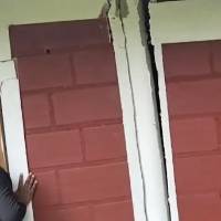 Esta fue una de las viviendas que quedó seriamente afectada tras el sismo del pasado viernes en Panamá. FOTO: CORTESÍA