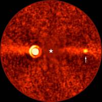 Imagen obtenida con el VLT del exoplaneta Beta Pictoris d (Crédito: ESO/B. Sutlieff, M. Bonse et al.). FOTO Europa Press / Congreso de los Diputados