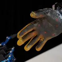 La piel robótica puede detectar hasta 860.000 estímulos. FOTO Universidad de Cambridge