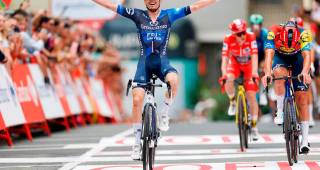 David Gaudu, esperanza de Francia para vencer en la Vuelta a España. FOTO: Tomada de X @lavuelta