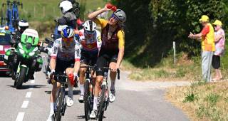 El Tour de Francia se corre bajo casi 40 °C y aumenta el riesgo de golpes de calor. Foto: Getty