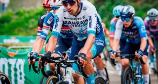 Santiago Buitrago ya goza de respeto en el pelotón mundial. Ganó fracciones en el Giro de Italia y ahora busca figurar en el Tour. FOTO GETTY