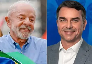 Lula y Bolsonaro empatan en 50% de intención de voto antes del balotaje en Brasil, programado para el 25 de octubre de 2026. FOTOS: Tomadas de Instagram @Flaviobolsonaro - Facebook @Lula