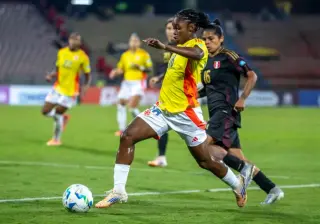 Linda Caicedo del Real Madrid lidera la lista de convocadas por Ángelo Marsiglia para la SheBelieves Cup que se disputará en Estados Unidos, desde el próximo primero de marzo. FOTO JUAN ANTONIO SÁNCHEZ 