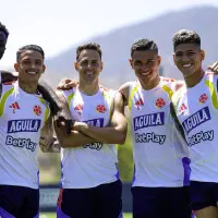 Antes de partir hacia México, donde debutará en el Mundial el 17 de junio ante Uzbekistán, la Selección Colombia entrenó en la mañana de este miércoles en San Diego, California. FOTO X-Selección Colombia