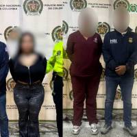 Capturaron a siete personas, quienes contactaban a las víctimas dentro de su propio entorno familiar o vecinal y las engañaban para producir contenido explícito que luego era comercializado en Estados Unidos. FOTOS: Fiscalía General de la Nación.