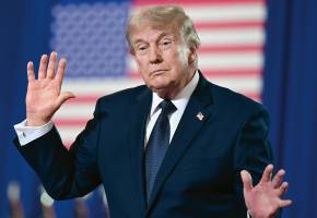 Donald Trump volvió a elevar la tensión comercial con Canadá al amenazar con bloquear las ventas de aviones Bombardier en Estados Unidos. foto Getty