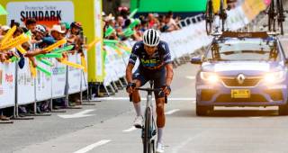 Diego Camargo dio un gran golpe en el Clásico RCN. Ahora va por su segundo título en una carrera grande en el país tras ganar la Vuelta a Colombia en 2020. FOTO: Cortesía Anderson Bonilla