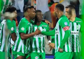 Alfredo Morelos y Marino Hinestroza serían novedades de Atlético Nacional para el duelo ante La Equidad, este domingo en El Campín. FOTO CAMILO SUÁREZ 