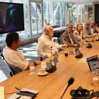 En el espacio participó tanto el gerente general de EPM, John Maya, como el ministro de Minas, Edwin Palma. FOTO: Cortesía Ministerio de Minas