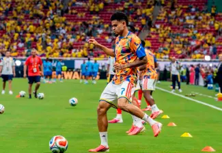 La Selección Colombia que ya está asegurada en la siguiente fase del Mundial de Norteamérica cerrará la fase de grupos el sábado ante Portugal. FOTO JUAN ANTONIO SÁNCHEZ 