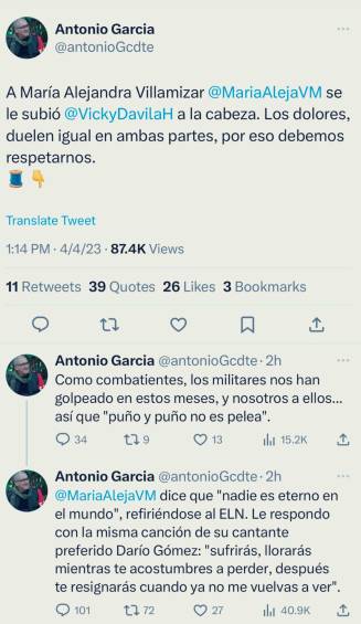 Tras intimidación a periodistas, la cuenta de Twitter de Antonio García fue suspendida