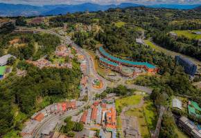 Imagen de referencia del sector del Alto de Las Palmas donde se ubica la glorieta en mención. FOTO: Cortesía.