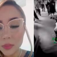 La madre de una de las niñas (izq.) publicó el video de la riña y denunció que había informado de una situación de bullying desde hacía un mes. FOTO: TOMADA DE REDES