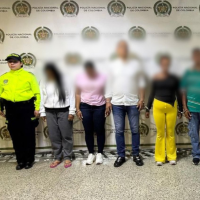 Se realizaron 11 capturas en varias ciudades del país, entre ellas, Medellín. Foto: cortesía Policía Nacional