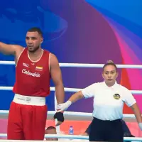Juan Pablo Patiño, luego de su triunfo en los Juegos Centroamericanos de Santo Domingo. FOTO CAPTURA DE VIDEO