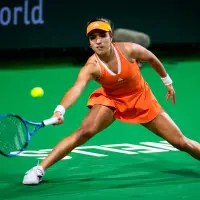 La tenista cucuteña Camila Osorio, de 24 años, ocupa el puesto 58 del ranking mundial de la WTA. Es la mejor raqueta criolla. FOTO getty