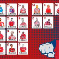 Esta es la imagen que compartió el Independiente Medellín con cada uno de los convocados dibujados por niños. FOTO DIM