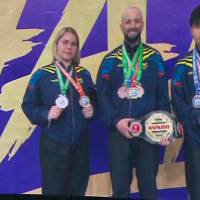 La delegación colombiana con sus medallas. FOTO IMAGEN TOMADA DE X