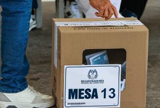 Se cerraron las urnas de la segunda vuelta de las elecciones presidenciales 2026 en Colombia. FOTO: Manuel Saldarriaga