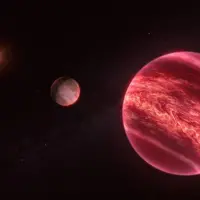 Ilustración artística del Sistema CD 35. FOTO Agencia Sinc/M. Kornmesser, ESO