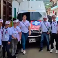 Los encargado de la misión son 18 duplas entre los que hay auxiliares de enfermería. FOTO: Gobernación de Antioquia