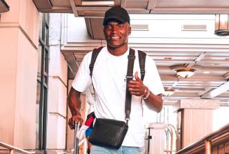 El delantero Kevin Viveros, quien será debutante en la Selección ya llegó a la concentración de la Tricolor en Estados Unidos. FOTO CORTESÍA FCF 