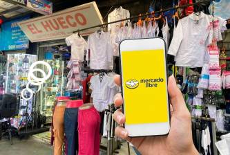 Dúber Ledesma, director de Somos El Hueco, contó cómo fue el encuentro con Doménico Barbato y el equipo de Mercado Libre. FOTO EL COLOMBIANO Y CORTESÍA. 