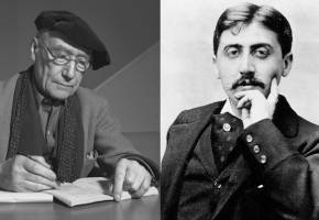André Gide y Marcel Proust.