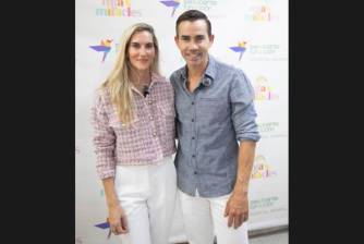 María Ochoa y Camilo Villegas recaudaron fondos con Mia’s Miracles para los damnificados por el terremoto del pasado 10 de agosto. FOTO EL COLOMBIANO 