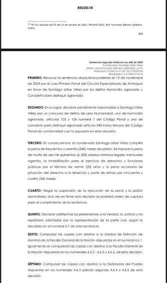 El tribunal condena al hermano del expresidente por 340 meses, es decir, 28 años y 3 meses de cárcel.