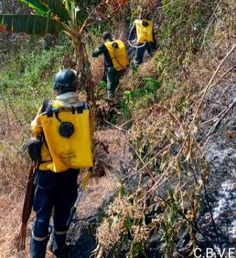 Según el comandante Espinosa, los bomberos de Ebéjico no cuentan con las pólizas, ni los elementos, ni las garantías para atender situaciones graves. FOTO: Cortesía Cuerpo de Bomberos Voluntarios de Ebéjico.