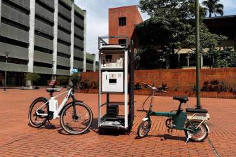 Esta es la estación móvil desarrollada en el marco del proyecto. FOTO: Cortesía UdeA