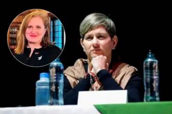La exasesora presidencial Eva Ferrer hizo graves acusaciones contra la exprimera dama, Verónica Alcocer. Fotos: redes sociales y Colprensa