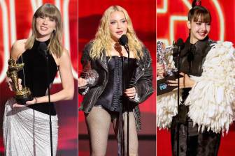 Taylor Swift, Madonna, BTS, Bad Bunny y otras figuras de la música estuvieron entre los artistas reconocidos durante los MTV VMAs 2026. FOTO: Stewart Cook/CBS (2); Kevin Winter/Getty images.