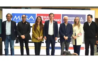 Los dirigentes de los tres partidos destacaron que esta coalición no responde a acuerdos coyunturales, sino a una plataforma de trabajo común. FOTO: X @sergio_fajardo
