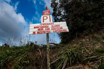 De acuerdo con la JEP, la acreditación de los exmilitares como víctimas se dio al establecer que su integridad y proyectos de vida se vieron afectados por causa de minas antipersonal. FOTO Manuel Saldarriaga