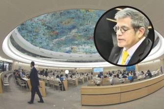 Álvaro Ayala fue quien representó al país en el consejo de Derechos Humanos de Naciones Unidas. FOTO ONU Derechos Humanos y captura de video