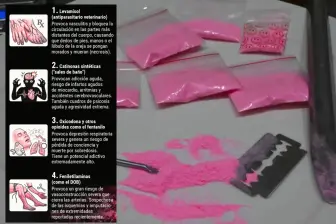 El 2CB, conocido como la droga de las élites, se extendió rápidamente por discotecas y eventos de música electrónica en ciudades como Medellín, Bogotá y Cali, donde más circula. Luego comenzó su declive con la aparición de mezclas cada vez más peligrosas. FOTO: Policía Nacional.