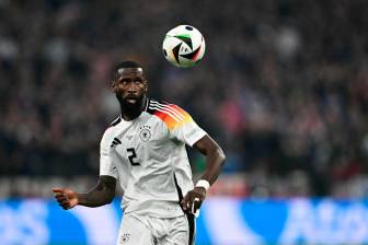 El defensor Antonio Rüdiger, fue el encargado de marcar el primer autogol en la edición 2024 de la Eurocopa, se dio en la victoria de Alemania 5 - 1 ante Escocia. FOTO @@EURO2024