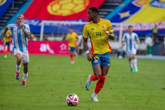 El delantero antioqueño Jhon Jáder Durán, de 23 años, ha marcado 3 goles con la Selección Colombia de mayores. Foto: Juan Antonio Sánchez
